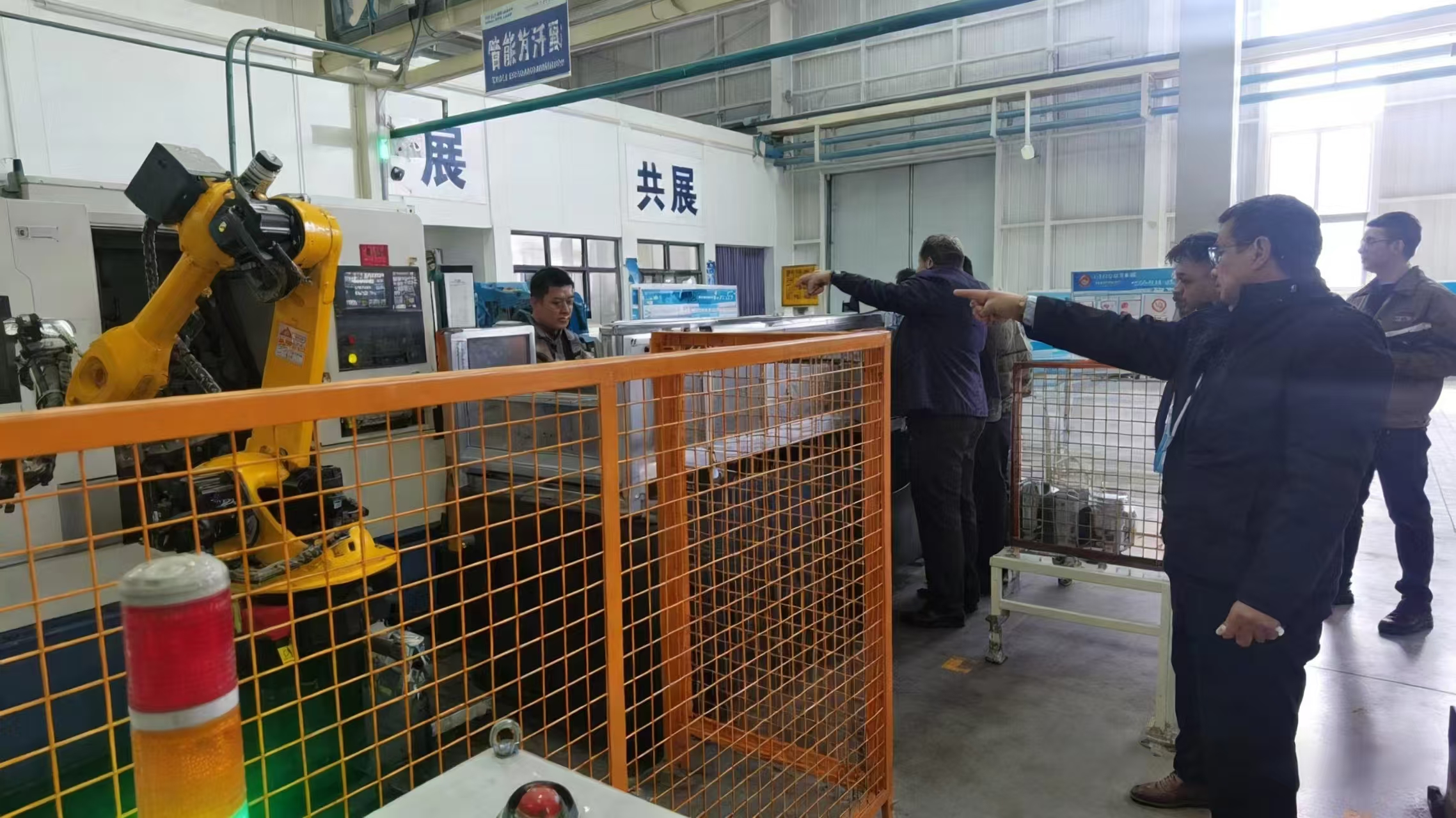 印度客商来公司考察
