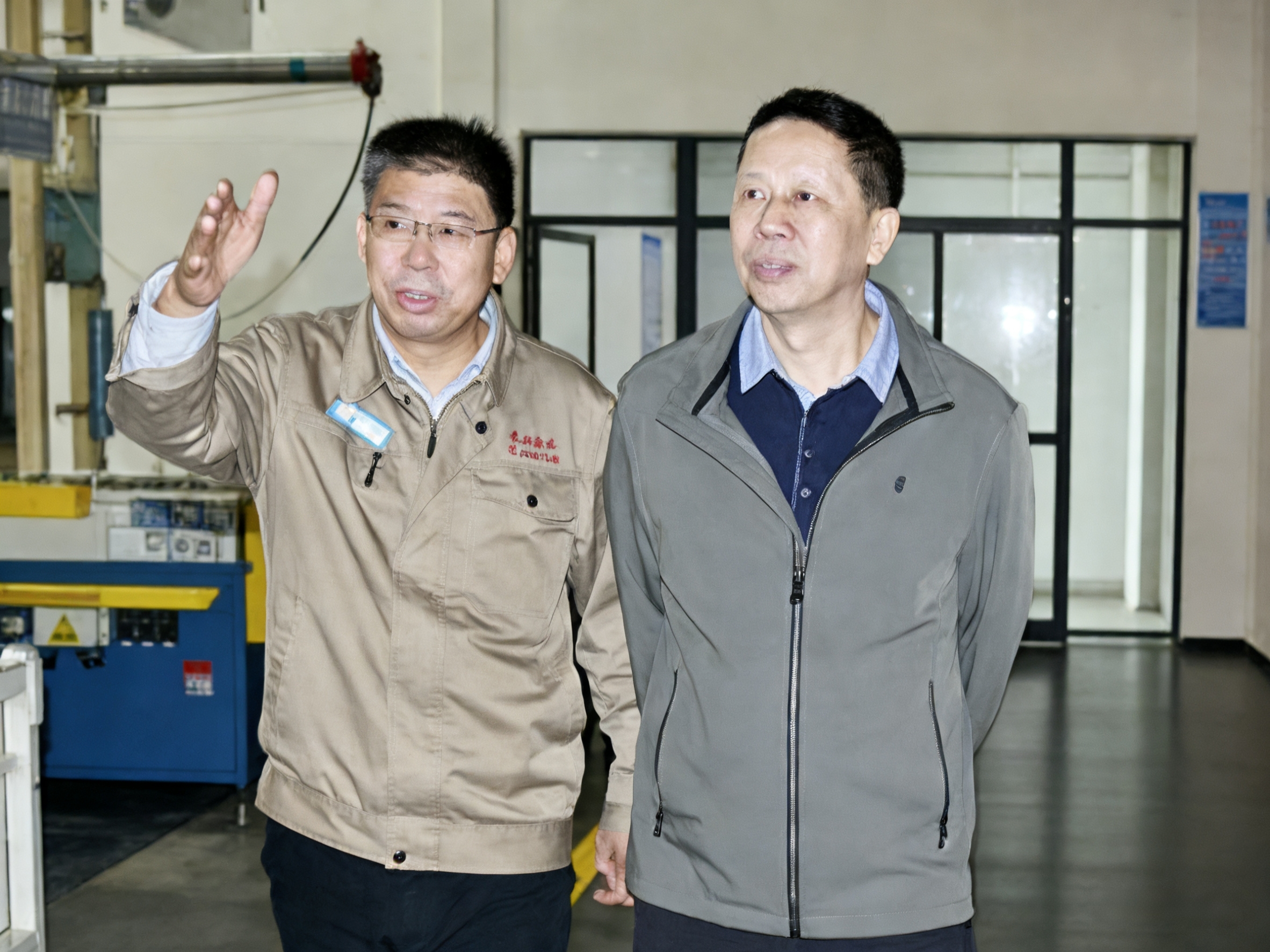 2025年10月16日中国轴承工业协会理事长周宇率中外轴承企业代表来海林公司