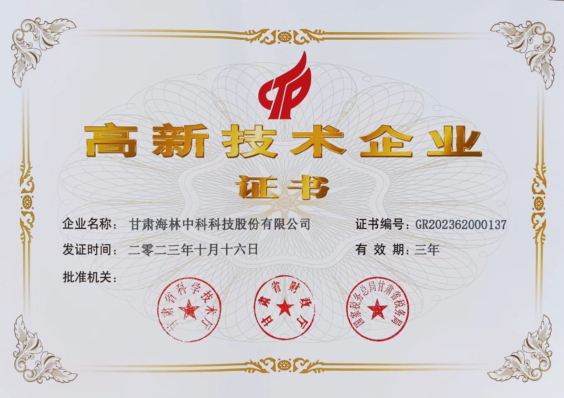 高新技术企业