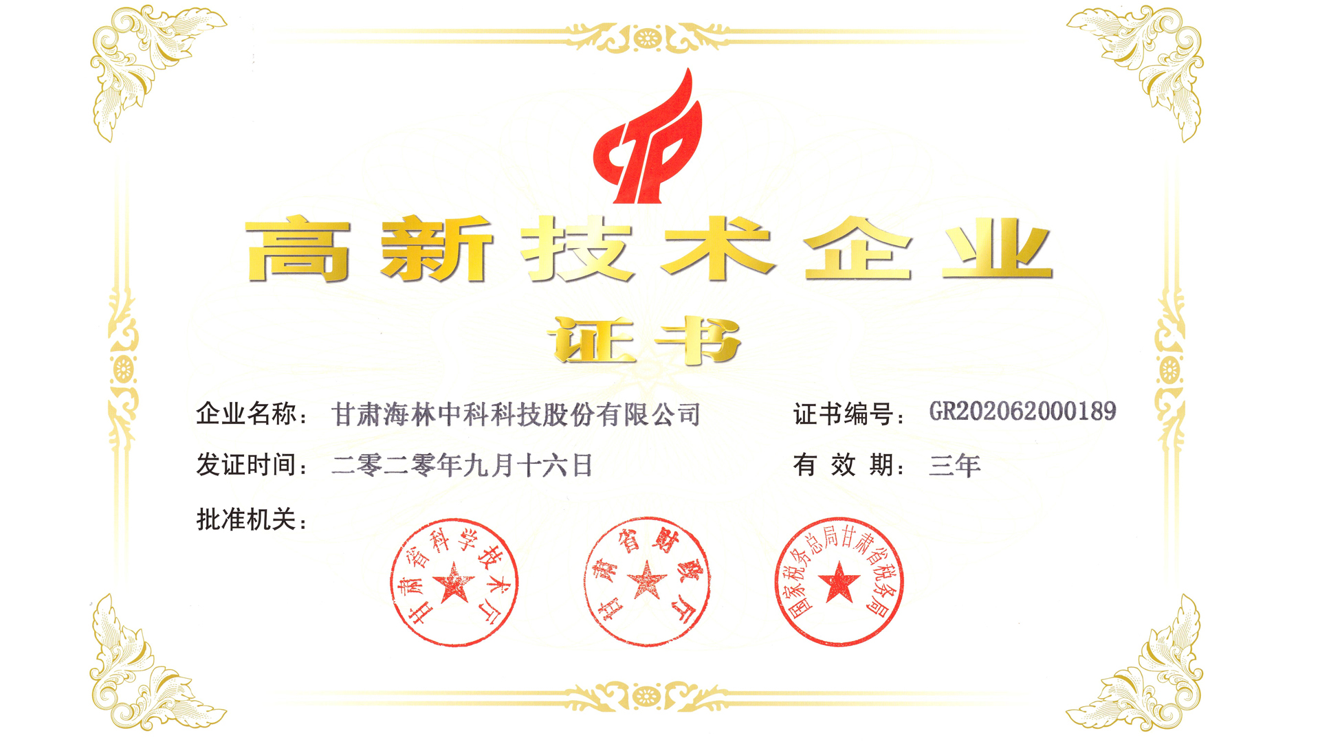 高新技术企业
